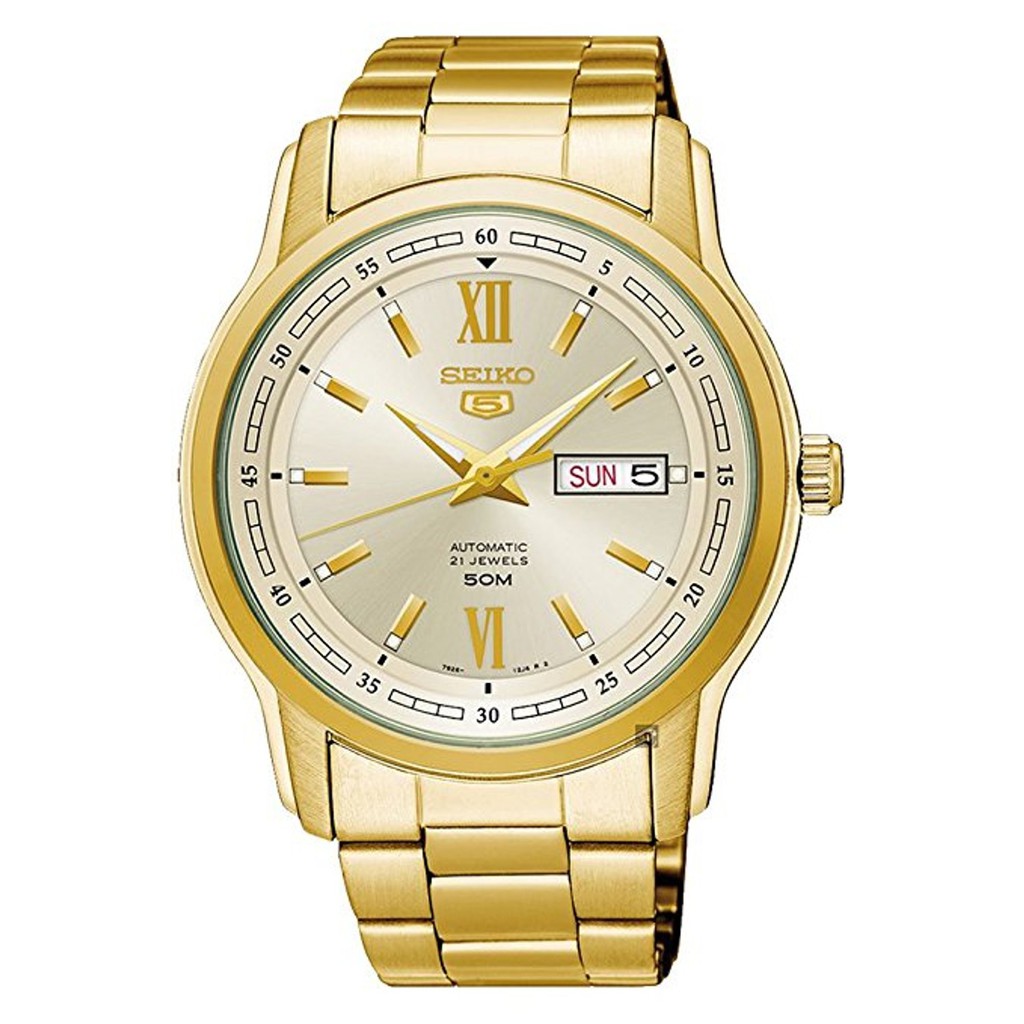 Jual Seiko 5 Snkp20k1 Automatic Gold Stainless Steel Jam Tangan Pria Shopee Indonesia