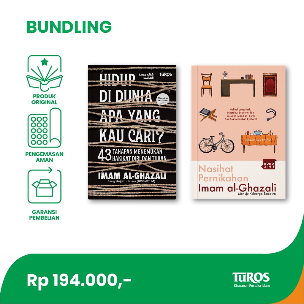 Jual Buku Islami, PAKET BUNDLING: Hidup Di Dunia Apa Yang Kau Cari ...