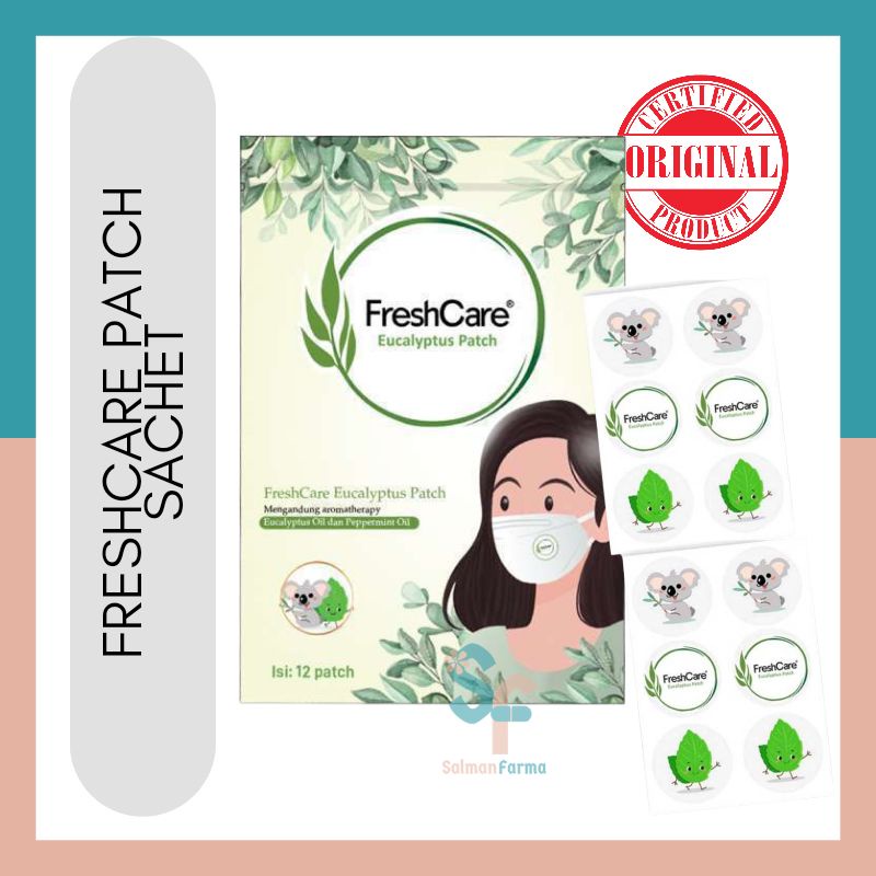 Jual FRESHCARE Eucalyptus Patch Sachet Isi 12 Patch | Shopee Indonesia