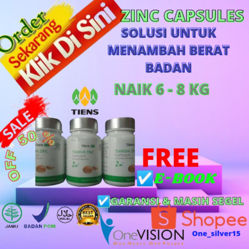 Jual Penggemuk Badan Herbal Tiens Terbaik Paket Promo Eceran Isi