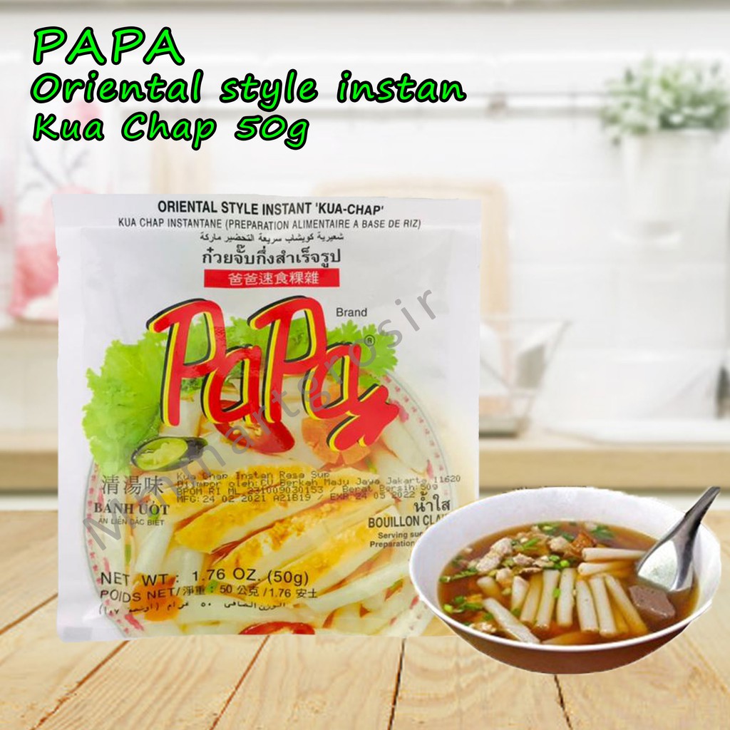 Jual Papa / Oriental style instan / Kua Chap / 50g | Shopee Indonesia
