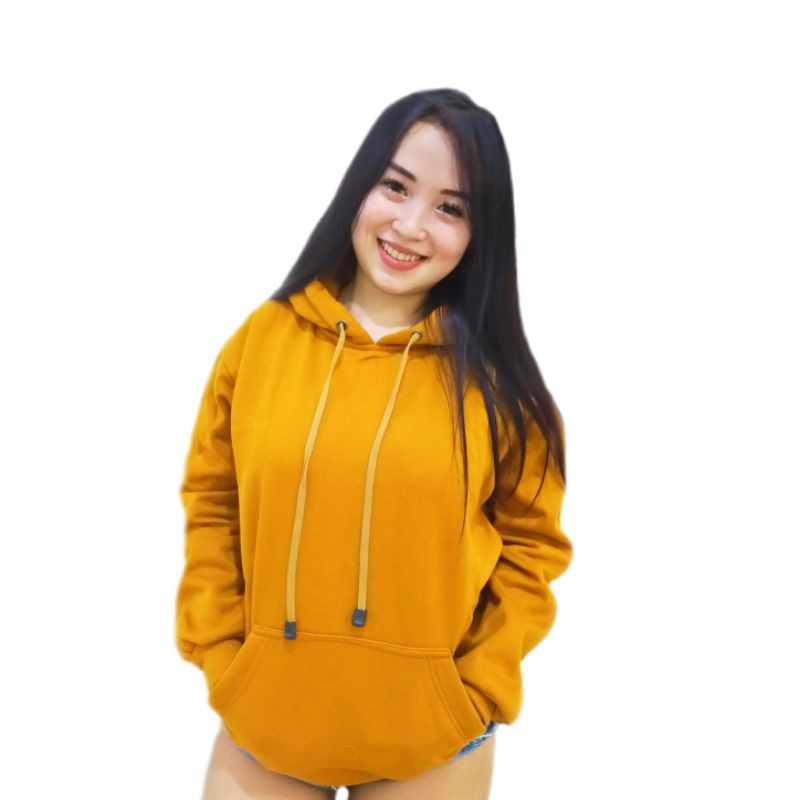 Sweater hot sale hoodie kuning