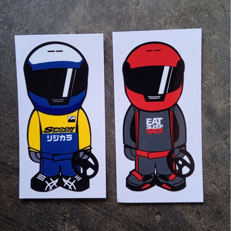 Jual sticker jdm racer bobblehead | Shopee Indonesia