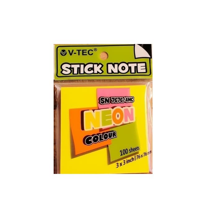 Jual V-TEC STICKY NOTES SN-7676-1 CLR | Shopee Indonesia