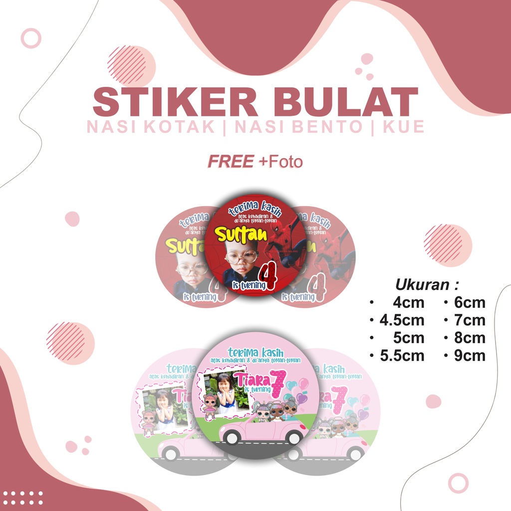 Jual STICKER/STIKER/STIKER LABEL/STIKER CUSTOM/STIKER MURAH/STIKER ...