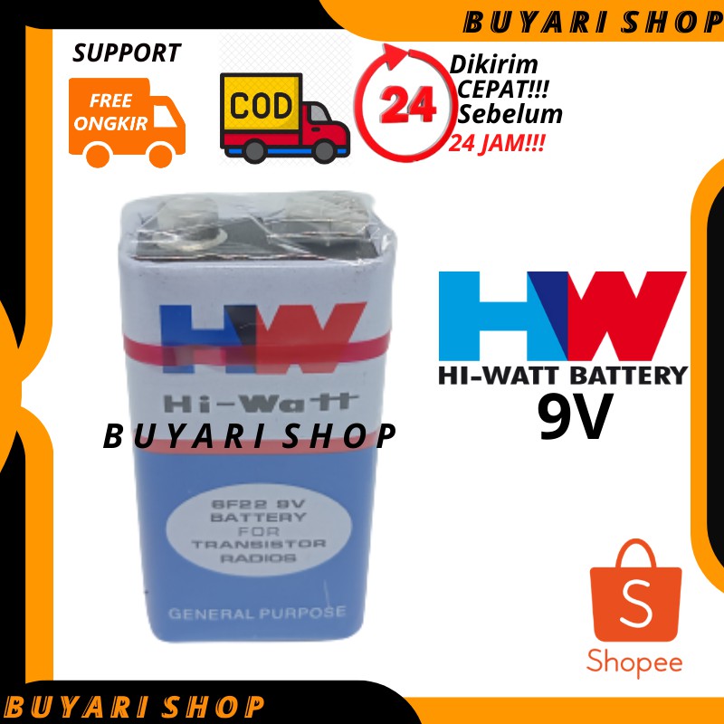 Jual Baterai Kotak V Volt Hw High Watt Batre V Volt Hw Batre Mic