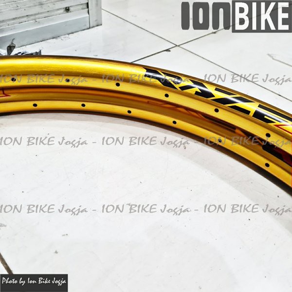 Jual Sepasang Velg Rim Rims Raze Ukuran 26 GOLD Lubang 32 Hole 32H H ...