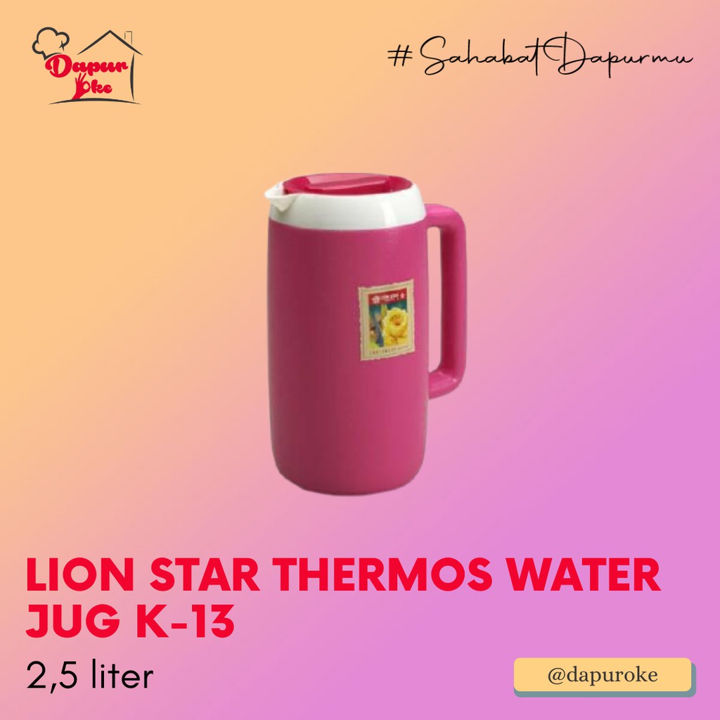 Jual Lion Star Thermos Water Jug 25 Lt K 13 Eskan Serbaguna Shopee Indonesia 7161