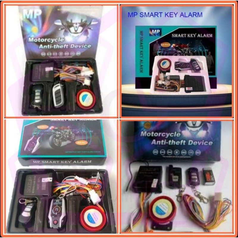 Jual Alarm Motor MP Two Way One Way MP Smartkey Alarm Universal Mp ...