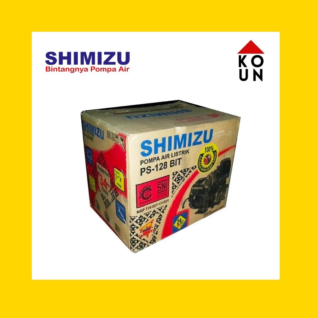 Jual (COD READY) Pompa Air Shimizu PS 128 BIT / PS-128BIT / PS128BIT ...