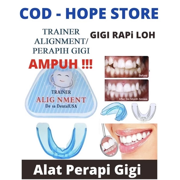 HOPE STORE - NEW IMPORT -Perapih Gigi Made In USA Teeth Trainer Alignment - Behel Gigi Lepas Pasang | AutoStock