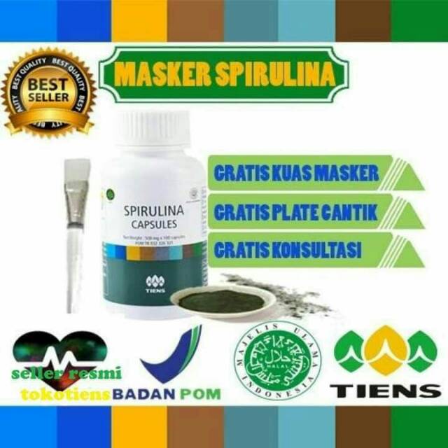 Jual Masker Spirulina Original (isi 25 Masker) | Shopee Indonesia