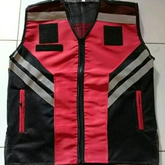 Jual Rompi taslan merah polosan | Shopee Indonesia