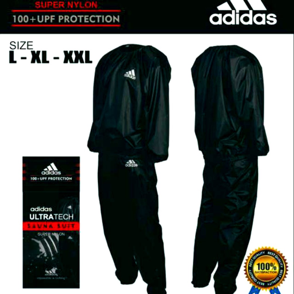 Adidas super best sale nylon sauna suit