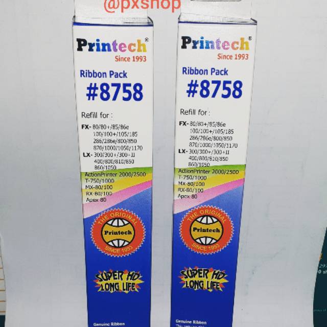 Jual Printech Ribbon Refill for LX300 / LX310 / LQ310 #8758#7755 ...