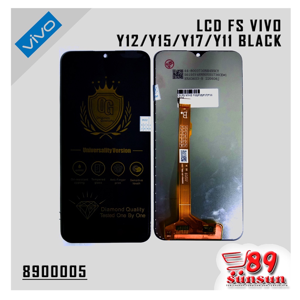 Jual Lcd Fullset Vivo Y Y Y Y I Y Black Shopee Indonesia