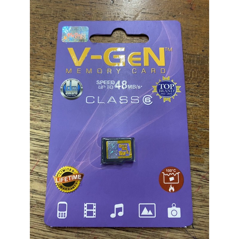 Jual Vgen memory card 16gb class 6 series 16 gb memori hp / kamera