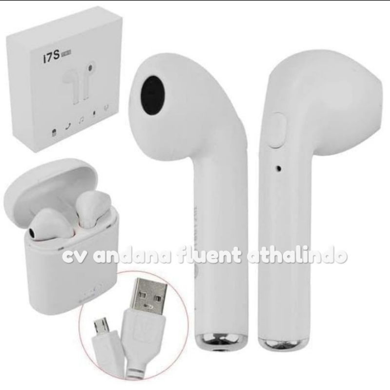 Jual headset bluetooth i7s tws twins handsfree wireless Shopee Indonesia