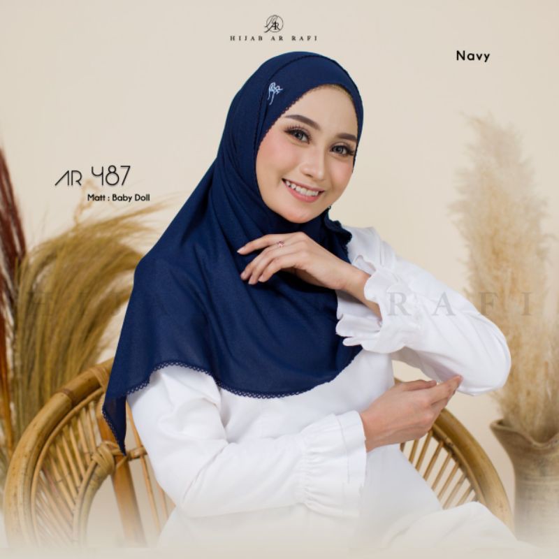 Jual HIJAB AR RAFI √ AR 487 JILBAB PASMINA TERBARU (Anniha Collection ...