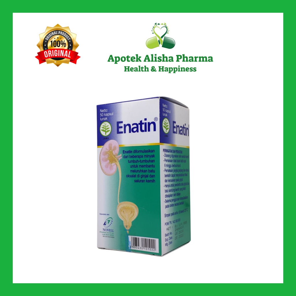 Jual Enatin Soft Kapsul (Box 50kapsul) - Enatin Herbal Minyak Tumbuhan ...