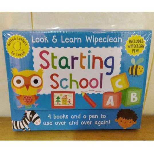 Jual Look & Learn Wipe Clean: Starting School | Shopee Indonesia