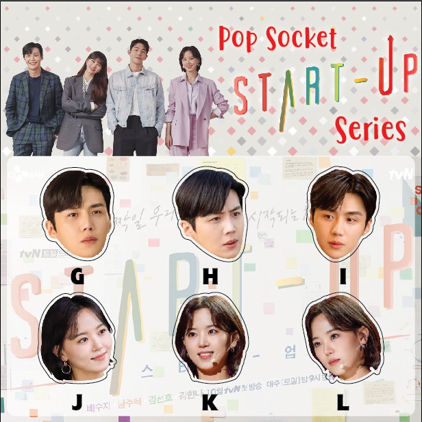 Jual Pop Socket artis Korea/START UP/Pop Socket START-UP/HAN JI PYONG ...