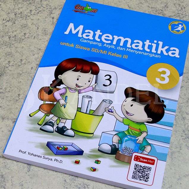 Jual Buku Matematika GASING SD K13 Kelas 3 Karangan Prof. Yohanes Surya ...