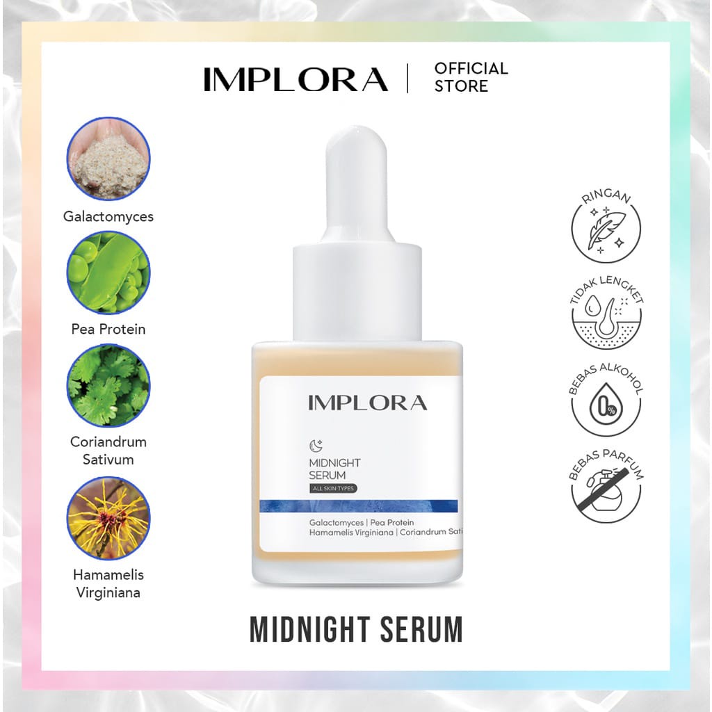 Jual Implora Serum Wajah 20ml | Face Serum Acne Luminous Brightening ...