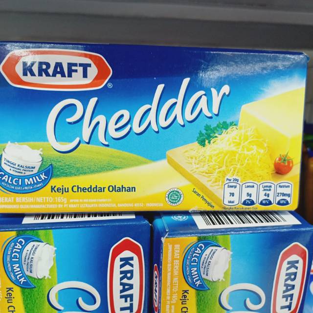 Jual Kraft Cheddar 165g Shopee Indonesia