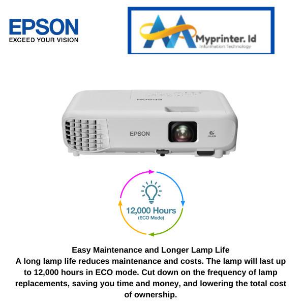Jual Epson EBE500 XGA 3LCD Projector / Proyektor / EBE500 / EBE500