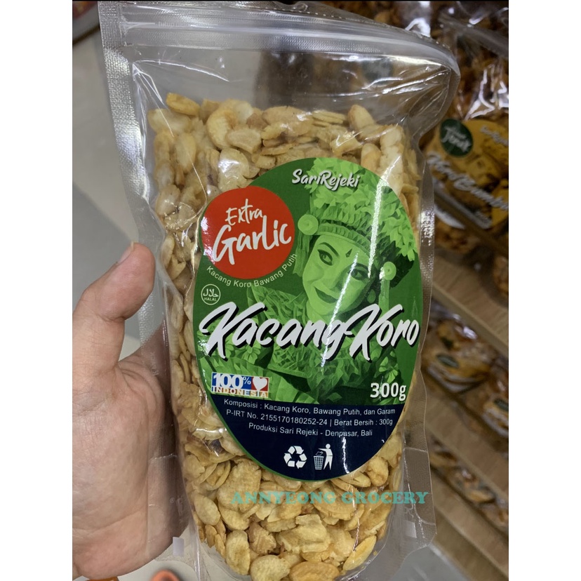 Kacang Koro Pedas Bali camilan pedas dan renyah