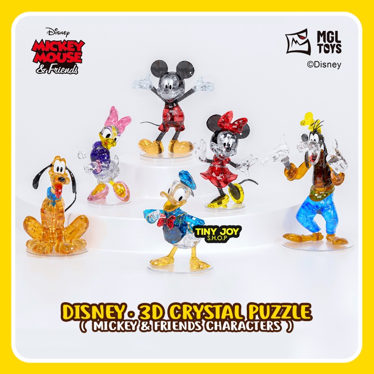 Pluto Crystal Blocks Quebra-Cabeça 3D Disney – Magia e Imaginacao