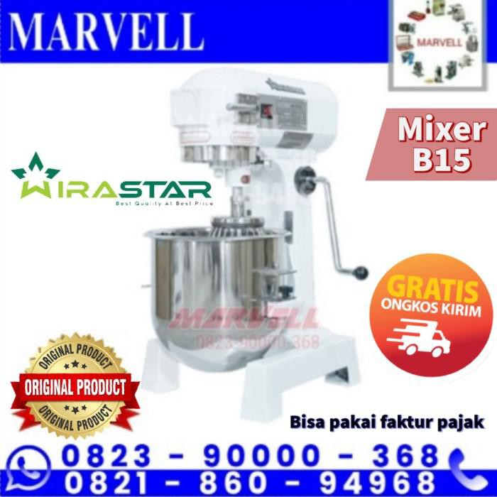 Jual Mixer Roti Mesin Pengaduk Adonan Wirastar B15 Kapasitas 5 Kg 15