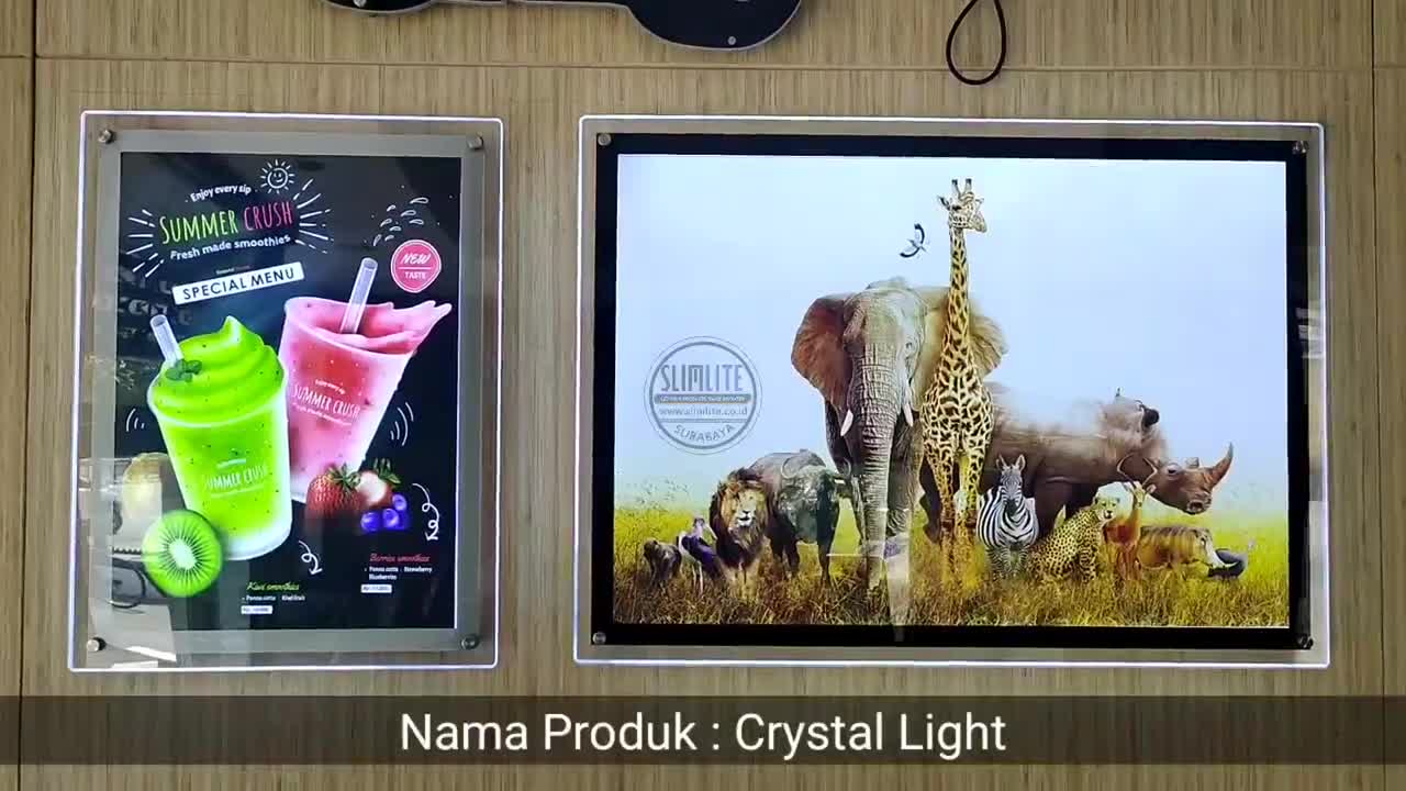 Jual Slimlite Crystal Light A3 Desktop Lightbox Slim LED Box Display ...