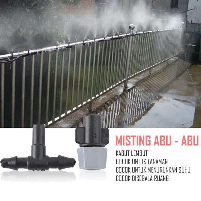 Jual Sprinkler Paket Misting Kabut 10 Titik Nozzle Abu - Abu Plastik ...