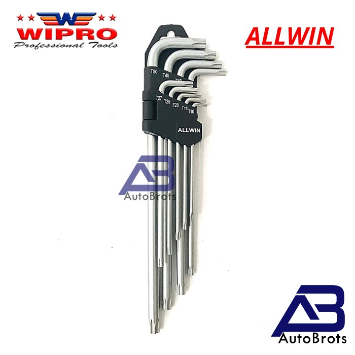 Jual Allwin Kunci L Bintang Set Pcs T T Extra Long Torx Hexkey