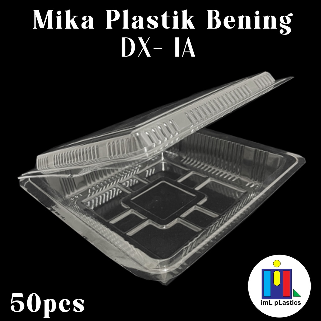 Jual Mika Plastik Dx 1a Mika Box Untuk Kue Bolu Isi 50 Pcs Shopee