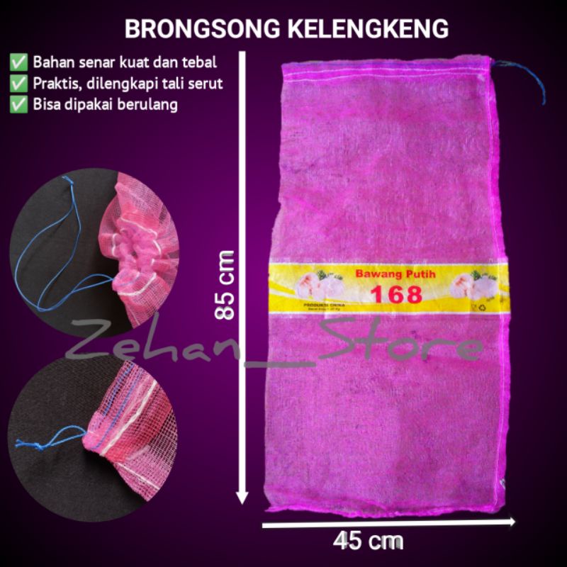 Jual Brongsong Kelengkeng Pembungkus Buah Isi 10 Pcs Karung Bawang