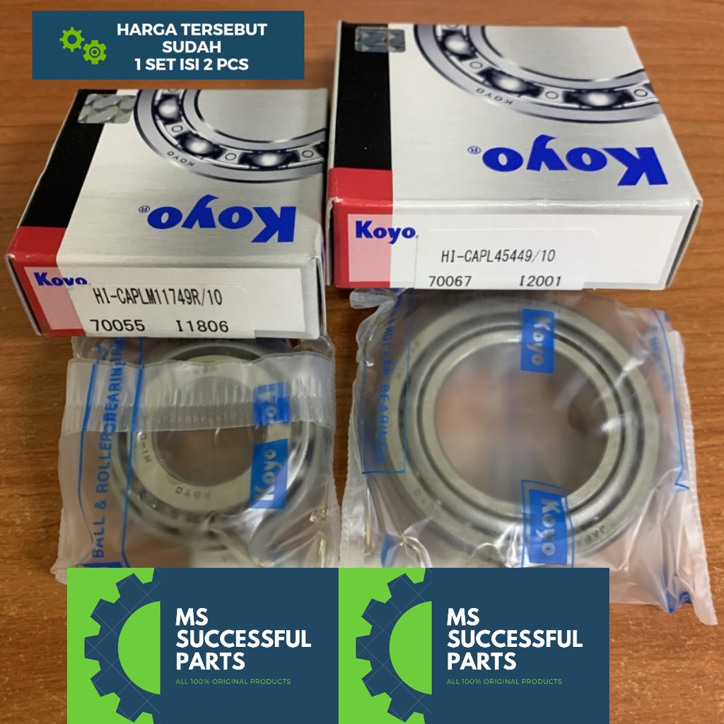 Jual BEARING RODA DEPAN PANTHER 2300 cc 11749 45449 SET KOYO JAPAN ...