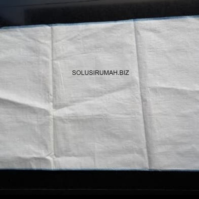 Jual karung plastik 50kg 60 x 90 bekas pabrik random dijahit ulang