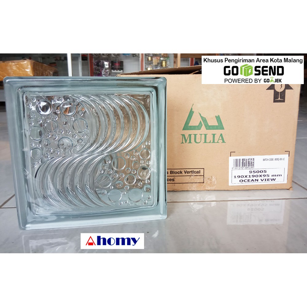 Jual Glass Block Glassblock Ocean View Mulia 6pcs Shopee Indonesia 6754