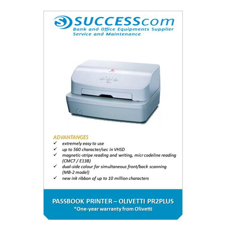 Jual Printer Passbook Olivetti PR2 Plus ( New ) Shopee Indonesia