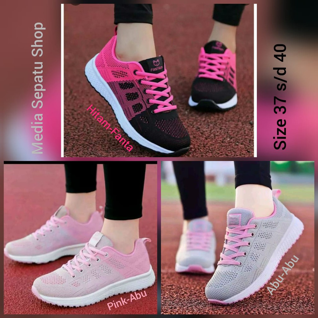 Jual Hot Promo - Sepatu Kets Running Wanita / Sepatu Sneakers