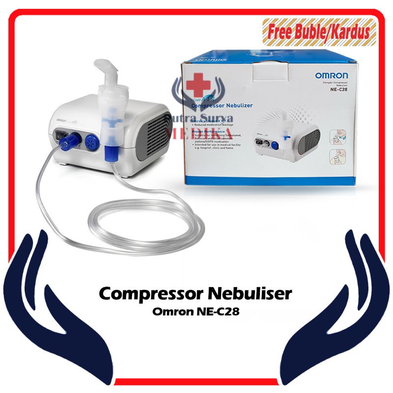 Jual Omron Ne C28 Compressor Nebulizer Alat Terapi Uap Shopee Indonesia