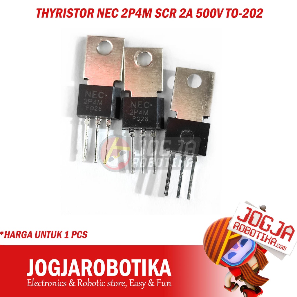 Jual THYRISTOR NEC 2P4M SCR 2A 500V TO-202 PLASTIC MOLDED Persamaan ...