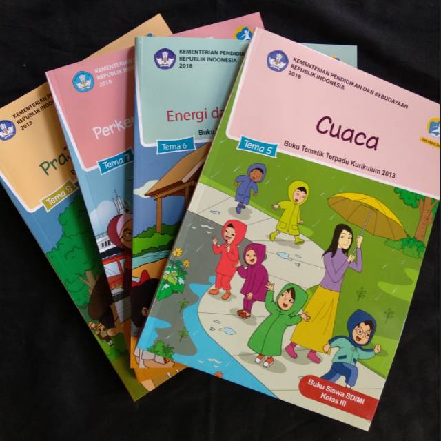 Jual Bestseller K13 Buku Tematik SD Kelas 3 Tema 5678 - 1 paket 4 buku ...