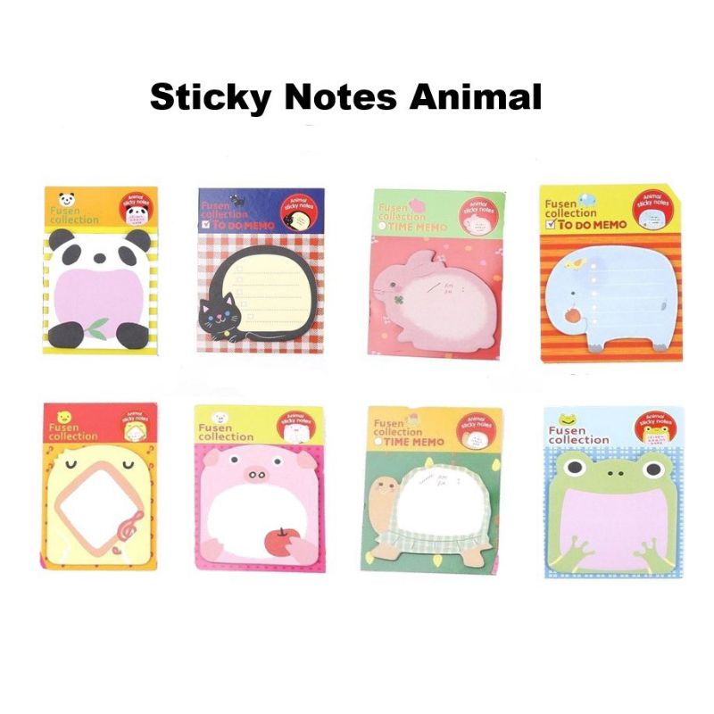 Jual ANIMAL STICKY NOTES | Shopee Indonesia