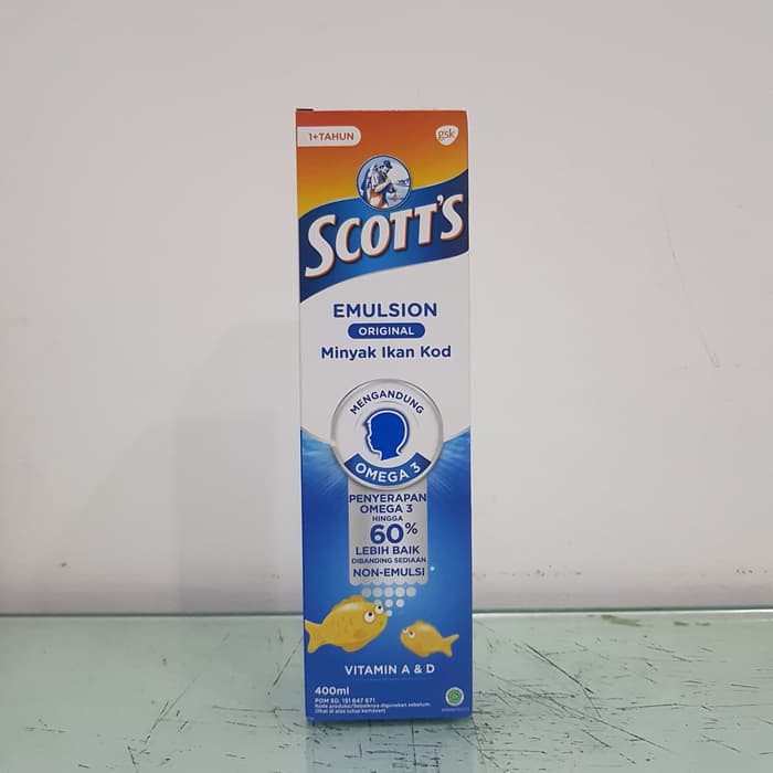 Jual Scott's Emulsion Vita Rasa Original 400 ML | Shopee Indonesia