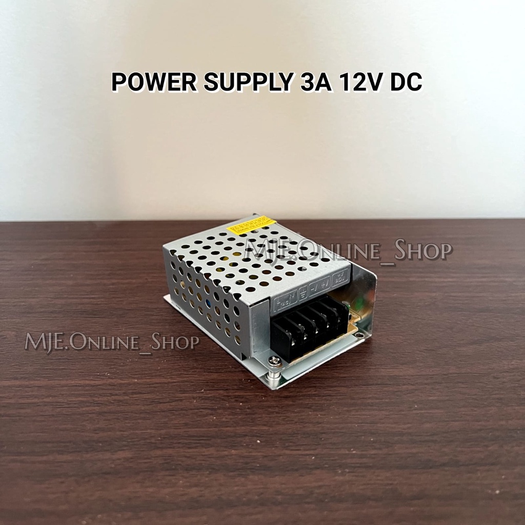 Jual POWER SUPPLY 3 AMPER 12V DC / TRAFO ADAPTOR 3A 12V DC / INDOOR ...