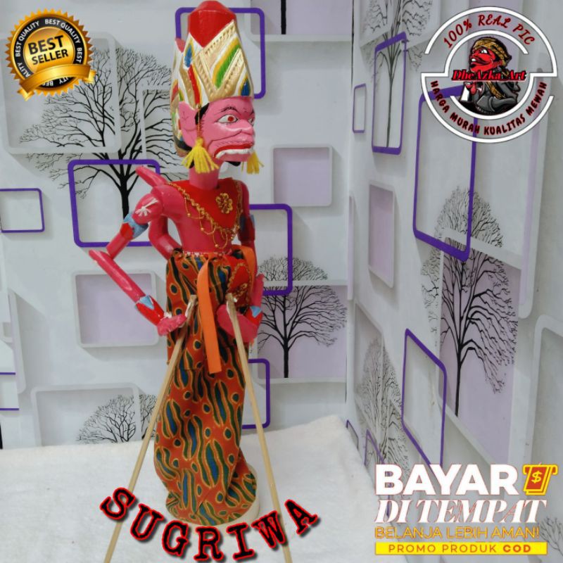 Jual Wayang Golek Wayang Sugriwa Pk 50cm Shopee Indonesia